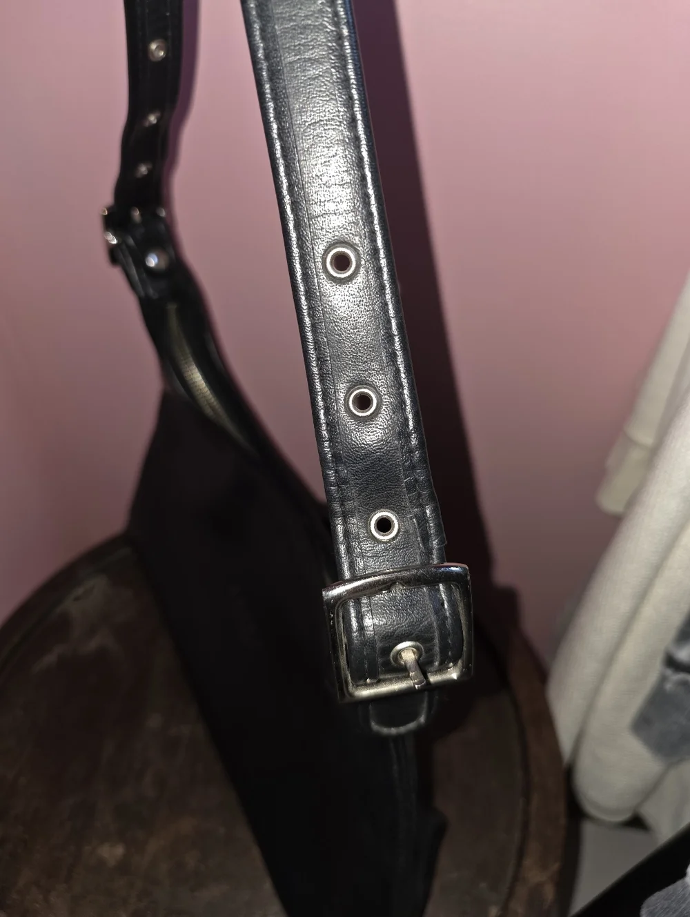Coach Black Smooth Leather Shoulder Bag - Picture 7 of 16